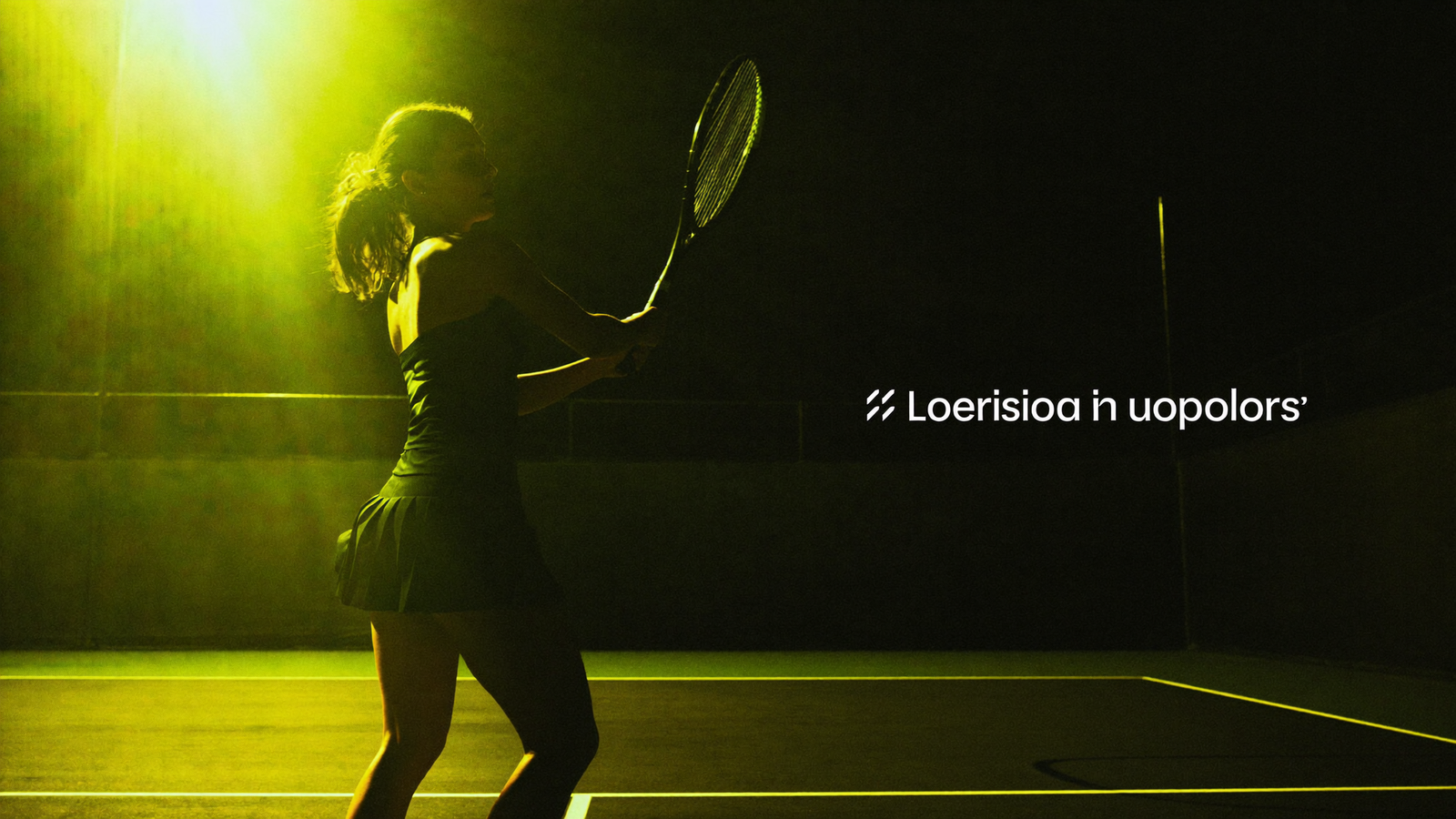 HIVOLT tennis and court