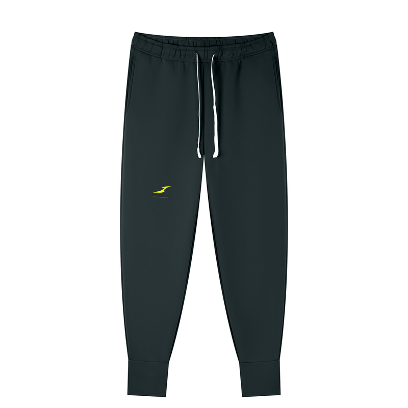 Men's Tapered Leg Drawstring Joggers in Black — HIVOLT