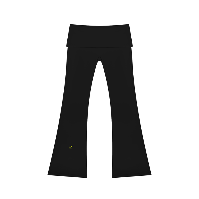 Women's High Rise Flared Yoga Pants in Black — HIVOLT