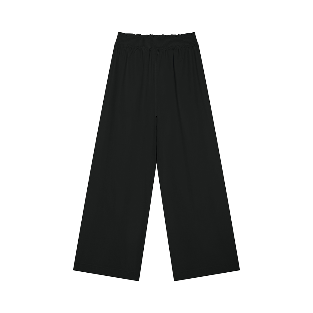 Women's High Rise Wide Leg Pants in Black, alternate view — HIVOLT