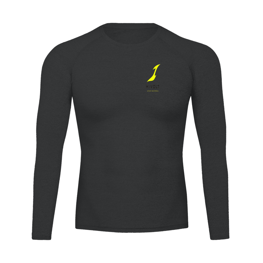 Performance Long Sleeve T-Shirt in Black — HIVOLT