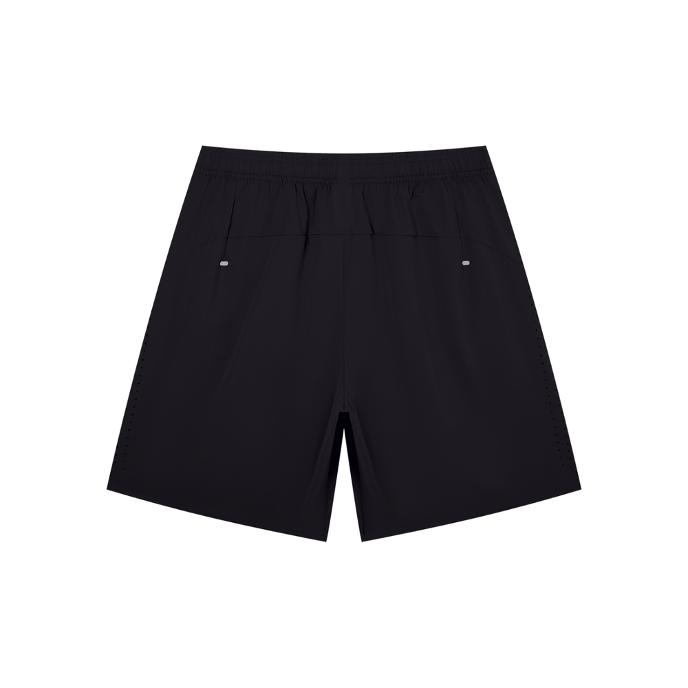 Men's Regular Fit Performance Shorts in Black, alternate view — HIVOLT