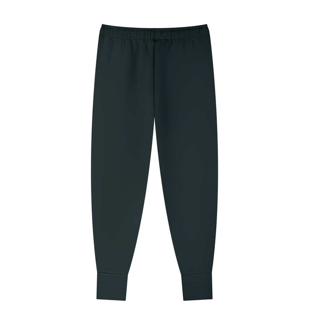 Men's Tapered Leg Drawstring Joggers in Black, alternate view — HIVOLT