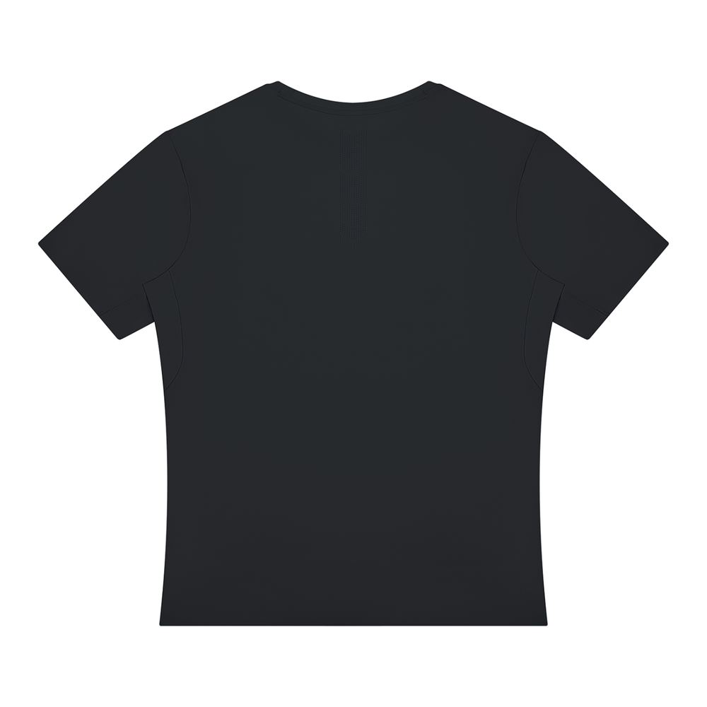 Men's Lightweight Performance T-Shirt in Black, alternate view — HIVOLT