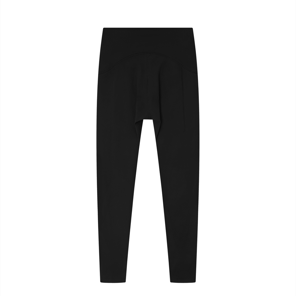 Women's High-Rise Ankle-Length Leggings in Black, alternate view — HIVOLT