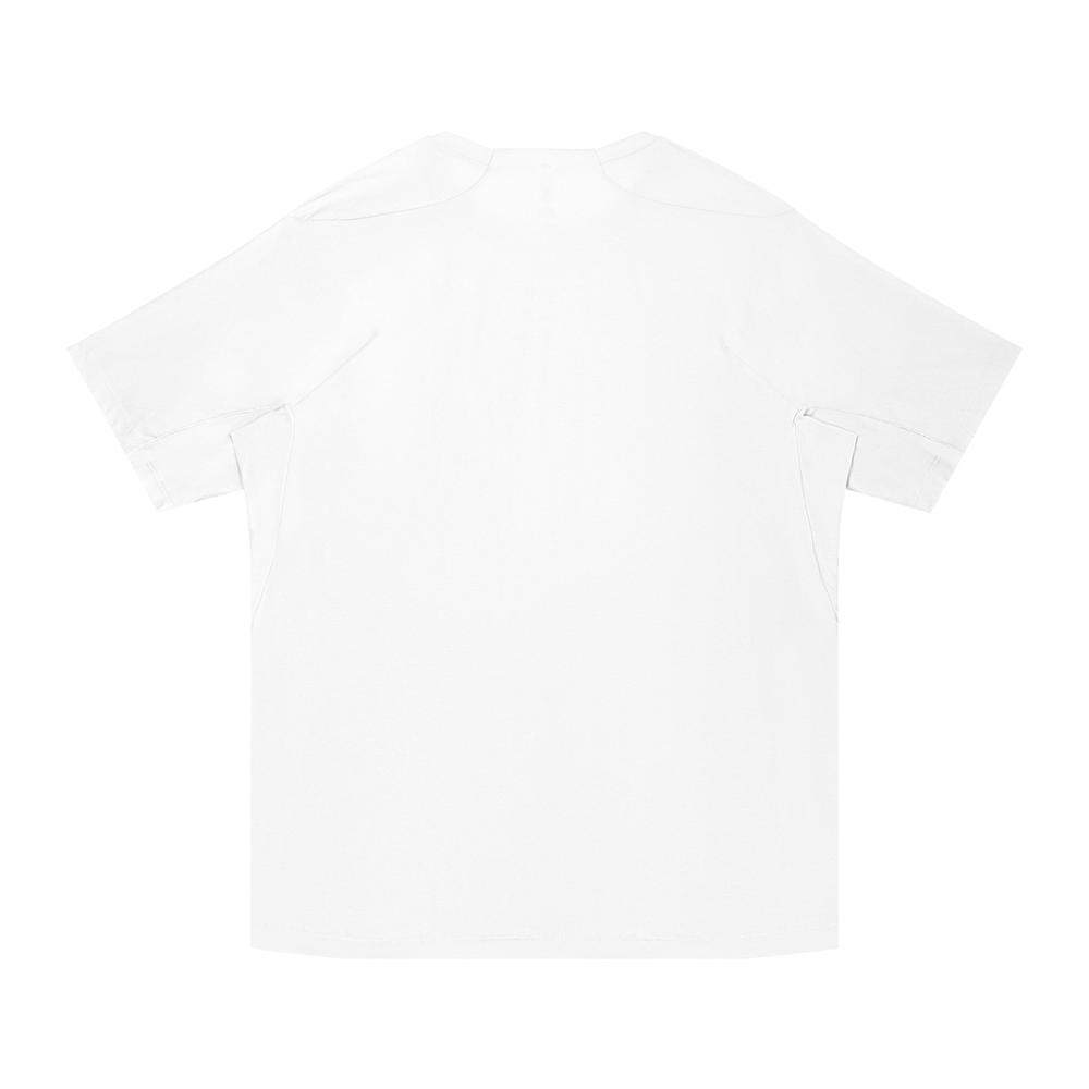 Men's Lightweight Training T-Shirt in White, alternate view — HIVOLT