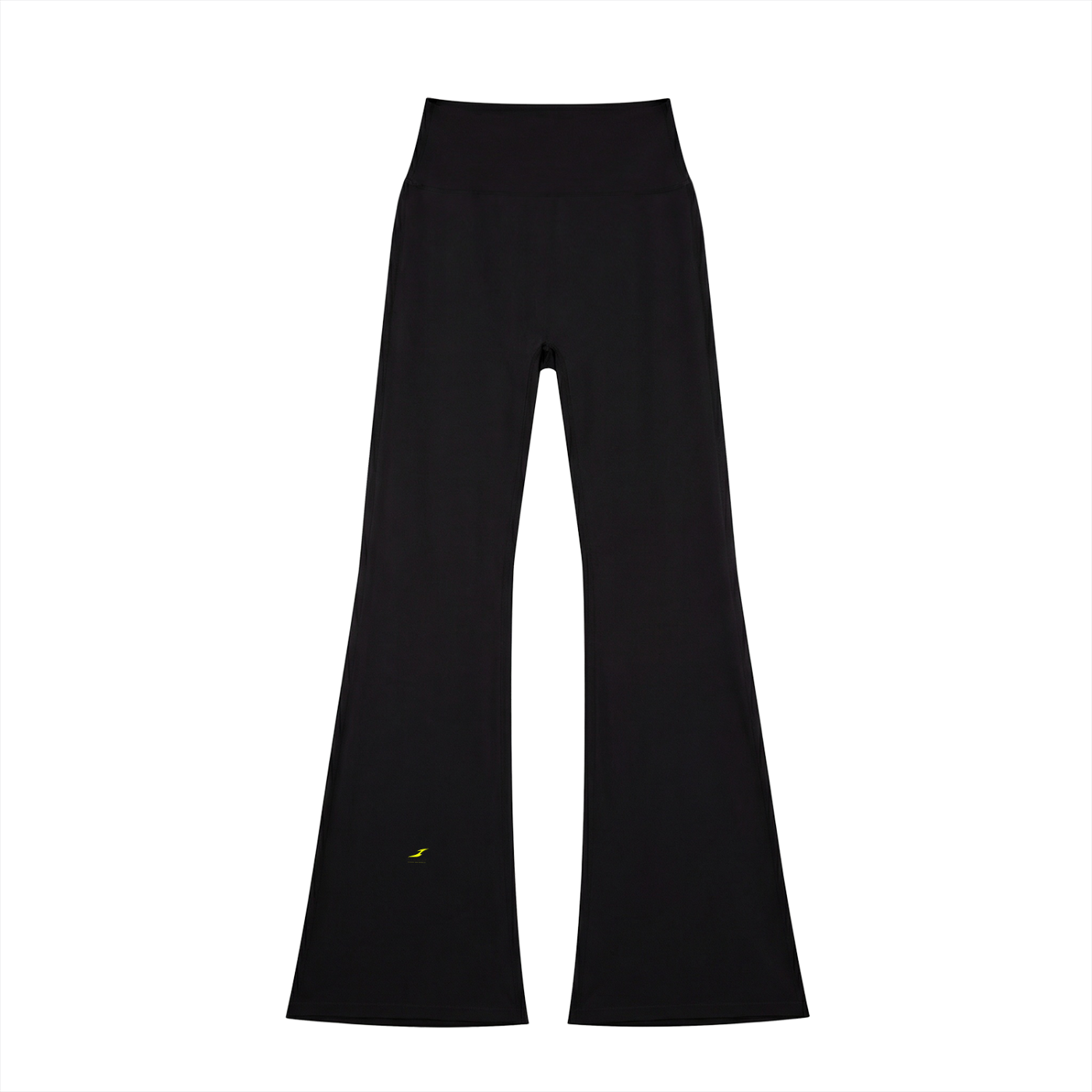 High-Waisted Flare Leggings in black