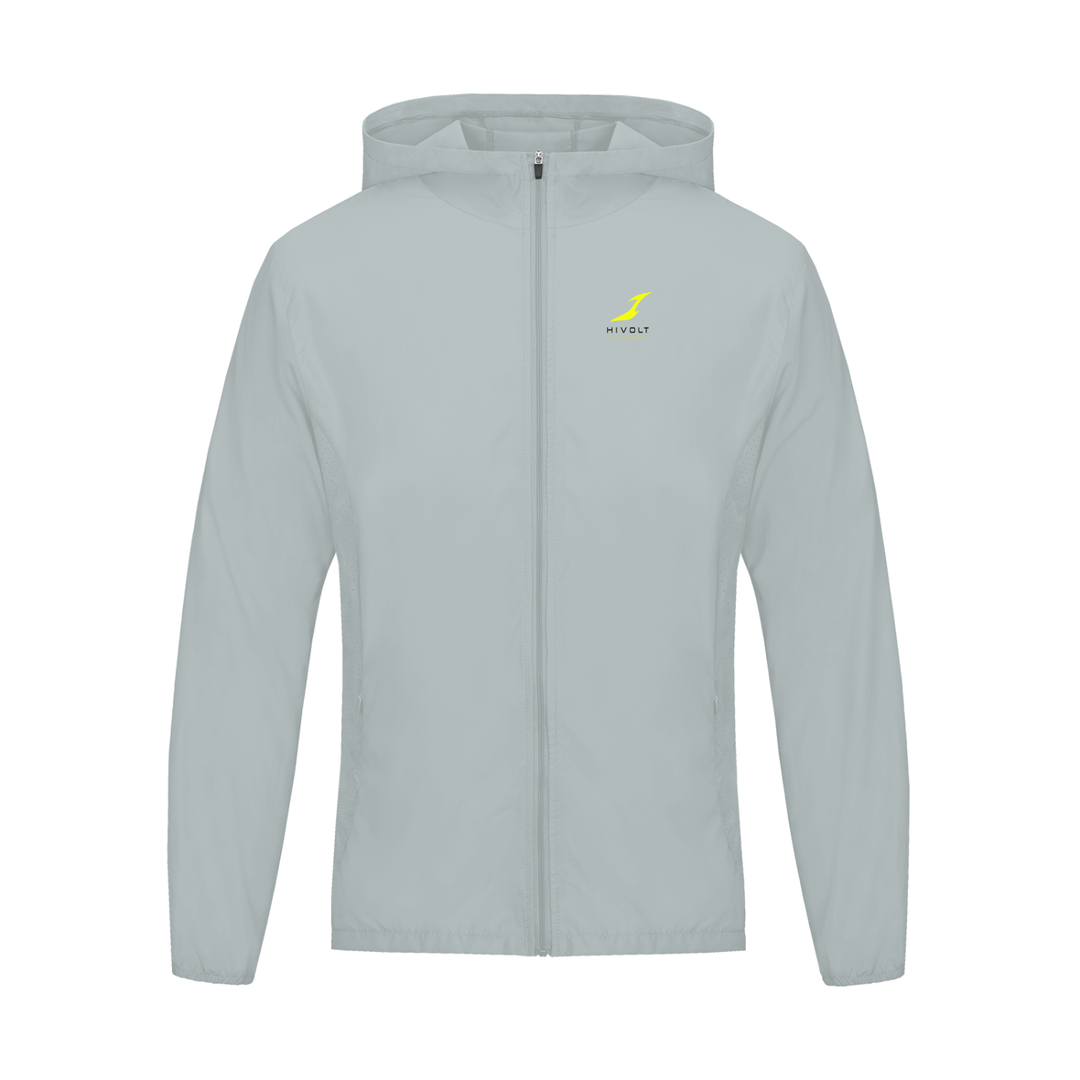Soft Hooded Sports Jacket in Light Gray — HIVOLT