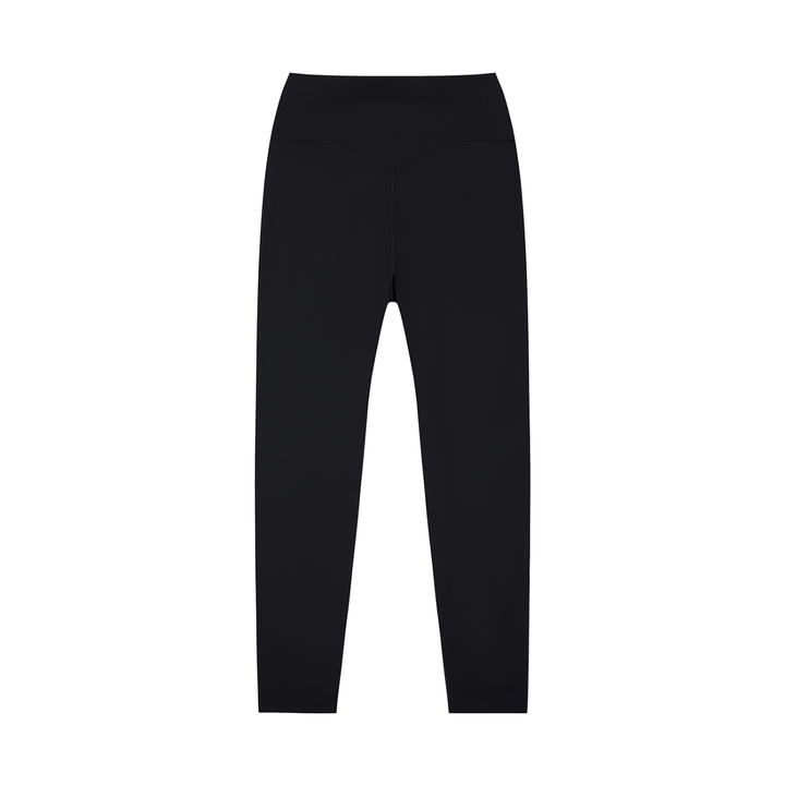 High-Waisted Yoga Leggings in Black, alternate view — HIVOLT