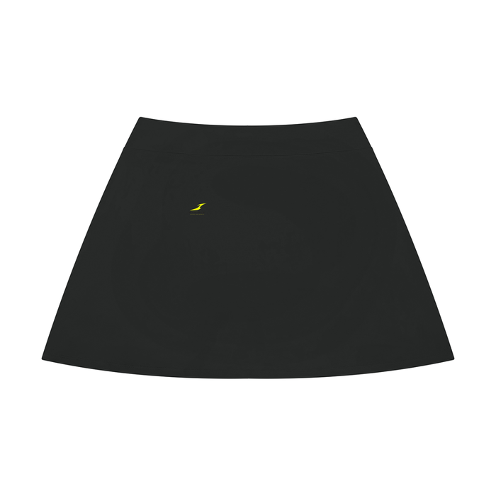 Women's High Rise A-Line Skirt in Black — HIVOLT