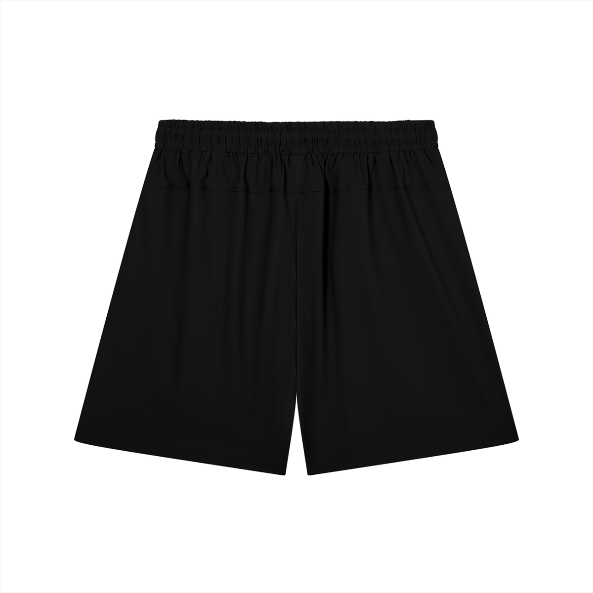 Men's Drawstring Shorts in Black, alternate view — HIVOLT