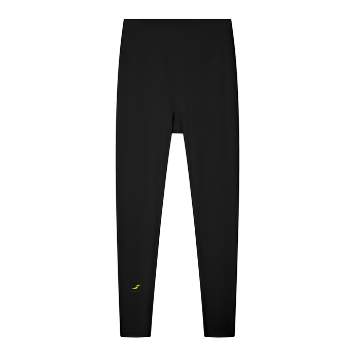 Women's Solid High Rise Leggings in Black — HIVOLT