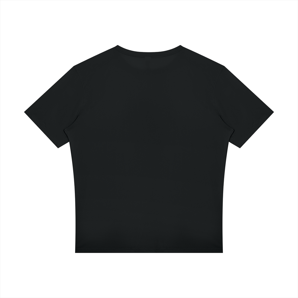 Men's Raglan Reflective T-Shirt in Black, alternate view — HIVOLT
