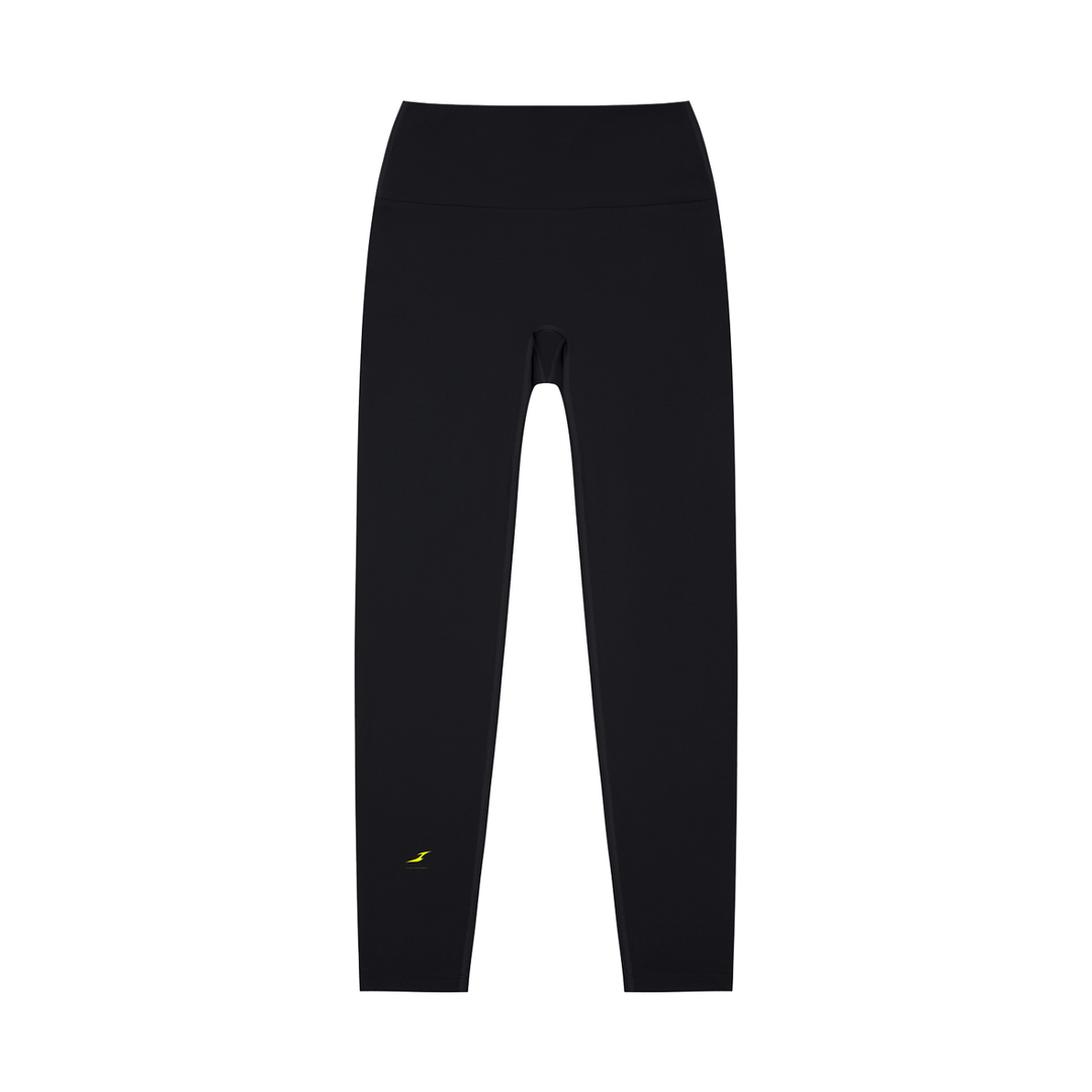 High-Waisted Yoga Leggings in Black — HIVOLT