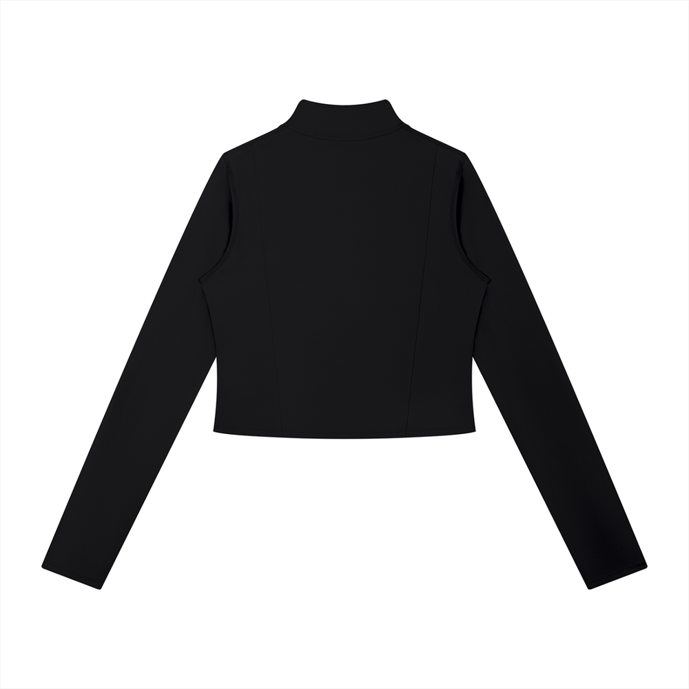 Women's Full-Zip Sports Jacket in Black, alternate view — HIVOLT