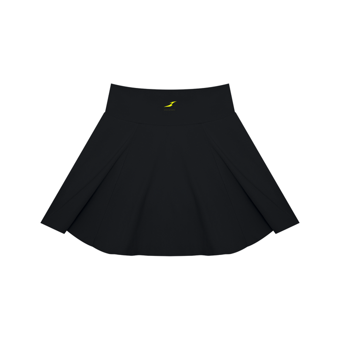 Women's Pleated A-Line Tennis Skirt in Black — HIVOLT