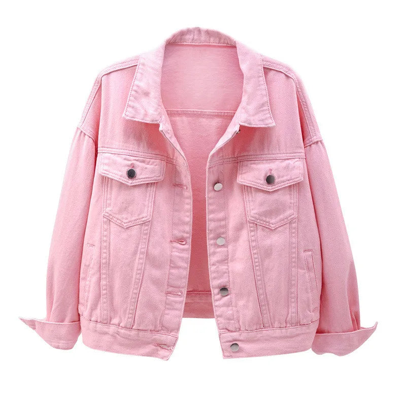 Women's Loose Denim Jacket (S-4XL) — hero